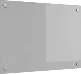 vidaXL Konyhai splashback Világosszürke 70 x 50 cm edzett üveg