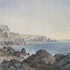 Dekoratív Fotótapéta Furnér Flizelin Csendes tengerpart 250x250 Ragasztó