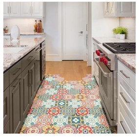 Floor Stickers Hexagons Lorena 10 db-os padlómatrica szett, 40 x 90 cm - Ambiance