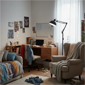 Brilagi - Hajlítható állólámpa TASKER 1xE27/60W/230V 157 cm fekete