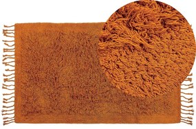 Narancssárga hosszú szálú szőnyeg 80 x 150 cm BITLIS Beliani