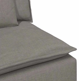 tópszínű moduláris kanapé középső modul párnákkal 100 cm