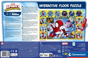 Pókember Spidey and Friends interaktív 24 db-os puzzle Clementoni