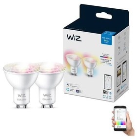 WiZ KÉSZLET 2x LED RGBW Dimmelhető izzó PAR16 GU10/4,7W/230V 2200-6500K Wi-Fi - WiZ WI0146