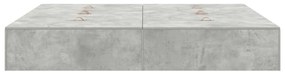 Tároló Ágykeret Betongray 200x200 cm