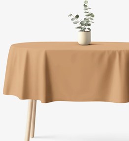 Goldea ovális pamut terítő - barna 140 x 280 cm