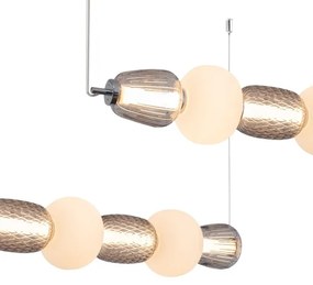 LED Csillár zsinóron CARO LED/42W/230V króm