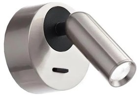 Ideal Lux - LED Fali spotlámpa BEAN LED/3W/230V CRI 90 fényezett króm