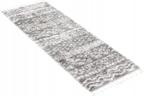 Járdaszőnyeg Shaggy Aztec 80x300 rojtos Boho w05