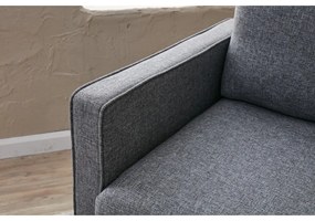 Sötétszürke kinyitható kanapé 210 cm Eva – Balcab Home