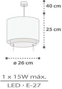 Dalber 60622 - Gyerek csillár RHICO AND CROCO 1xE27/15W/230V