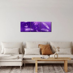 Kép - Pillangó rét (órával) (90x30 cm)