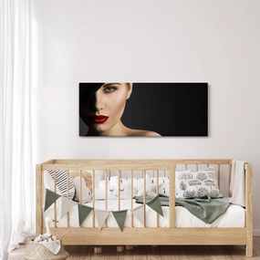 Kép - kalapos nő portréja (120x50 cm)