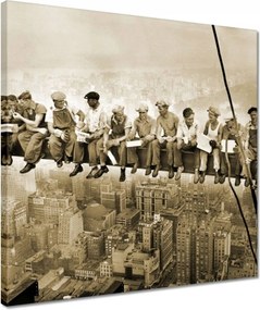 Vászonkép 40x40 Ebéd szépia magasságban