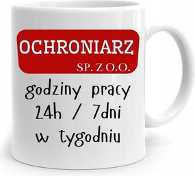 Őrző-védő Bögre Biztonsági Őr Kft. fényképes nyomattal