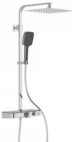 Schütte 60531 - OCEAN l. termosztátos csaptelepes zuhanyszett, króm/antracit