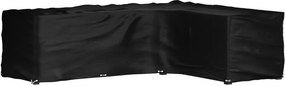 vidaXL L-alakú kerti bútorhuzat 16 fűzőlyukkal 260 x 210 x 80 cm