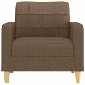 barna szövet kanapéfotel 60 cm