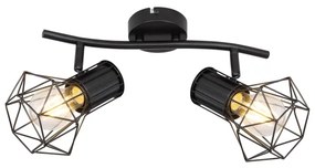 Globo 54017-2 - Spotlámpa PRISKA 2xE27/40W/230V