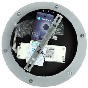 Aigostar - LED RGBW Dimmelhető fali világítás MESH Smart LED/12W/230V + távirányító fekete