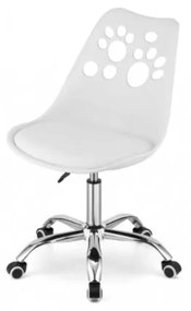 Fehér irodai szék skandináv stílusban PAW Basic