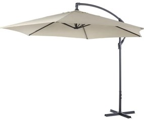 Lifetime Garden Függő Gémes Kitekerhető Napernyő, 3 m, pezsgő szín, 180gr/m2