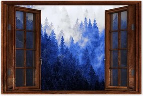 Poszterek 60x40 Kék táj Hegyek