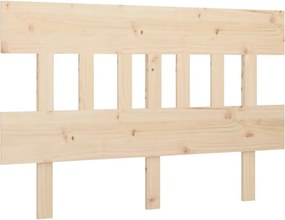 vidaXL tömör fenyőfa ágyfejtámla 163,5x3x81 cm