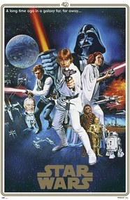 Plakát Star Wars - 40th Anniversary One Sheet