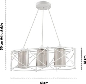 Dratrio Glass - White, Grey