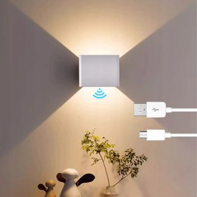 VezetĂ©k NĂ©lkĂŒli Led Fali LĂĄmpa Elemes AkkumulĂĄtoros Fali LĂĄmpa ElĆszobĂĄba