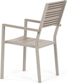 Kerti bútor garnitúra 156x78x74 cm, polywood, bézs, AZS-B1656 CRM