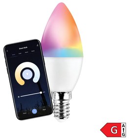 Commel Led izzó Wifi 5,5W C37 RGB 3000K-6500K