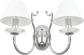 Cosmolight RIGA W02779CH-WH Plafonlámpa 2x40W/E14 IP20