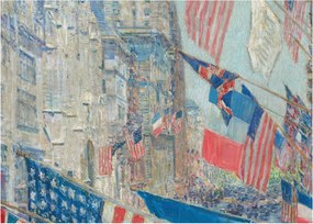Kép - Childe Hassam, Allies day, reprodukciók (70x50 cm)
