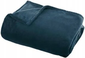 Meleg És Puha flanel takaró sötétkék 130x180cm