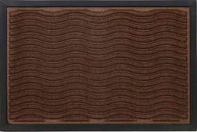 Lábtörlő Kültéri Ajtó Alá 45x75 Belső Gumi Barna Bejárati