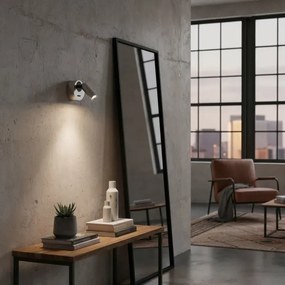 Ideal Lux - LED Fali spotlámpa BEAN LED/3W/230V CRI 90 fényezett króm
