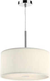 DAR LIGHTING ZAR1033 ZARAGOZA Ernyős Függesztett Lámpa Tejszínes E27 IP20