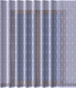 Mg Függöny jacquard 34692H Fehér 230cm magas pol 0,5m