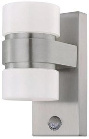 Eglo 96277 - LED Kültéri fali lámpa a mozgásérzékelős ATOLLARI 2xLED/6W