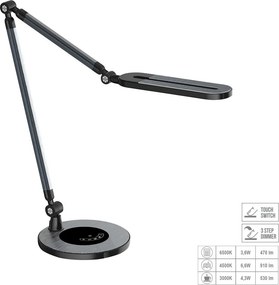 Prezent PTYAS 31210 Asztali lámpa 1x9W/LED 462lm IP20