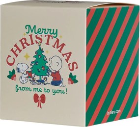 PEANUTS gyertya üvegben 9cm , Snoopy és Charlie