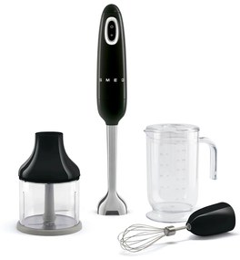 SMEG botmixer HBF03 tartozékokkal, 700W, fekete - Smeg