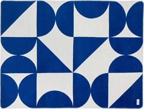 Kék-krémszínű takaró 150x200 cm Tul – noo.ma