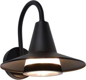 LUTEC 5213901012 SWAN Klasszikus Kültéri Fali Lámpa Fekete E27 IP44