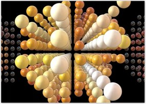 Poszterek 70x50 Narancssárga absztrakt