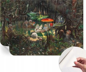 Fotótapéta Fali tapéta Hálószobába és Nappaliba Meseerdő 104x70 cm