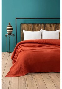 Téglavörös muszlin ágytakaró 220x250 cm Muslin – Mijolnir