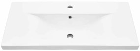 Mosdókagylós szekrény fiókkal 2 pcs Régi fa 80 x 38.5 x 48 cm